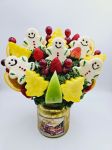 Holiday Fresh Fruit Arrangement W/Snowman